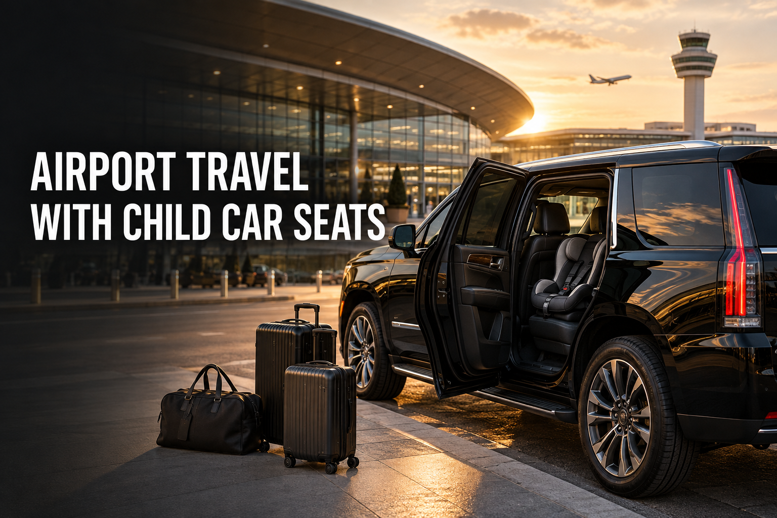 Toronto airport limo with child car seat